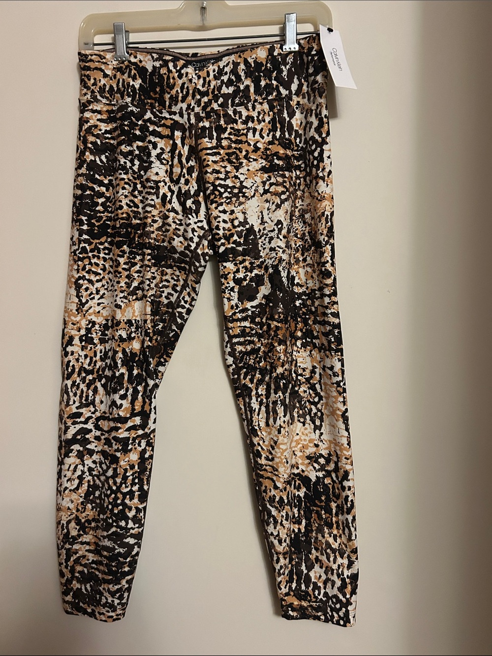 Calvin Klein Performance Animal Print Leggings Size L new with tags